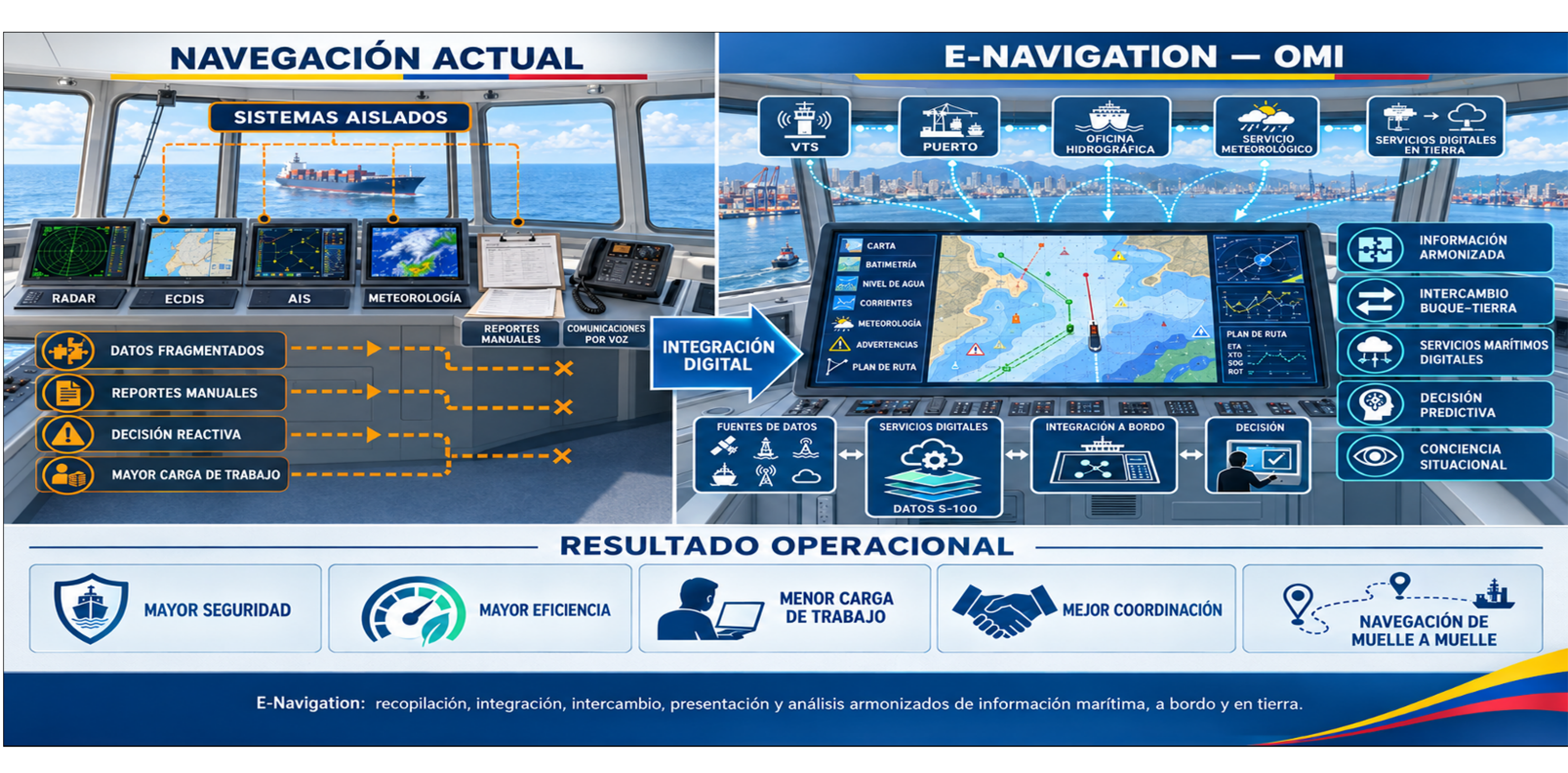 Puente integrado e-Navigation
